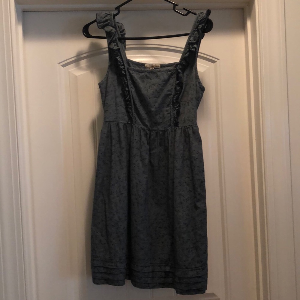Denim/floral sundress